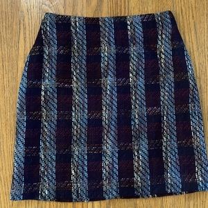 Loft multicolored miniskirt. Excellent condition!